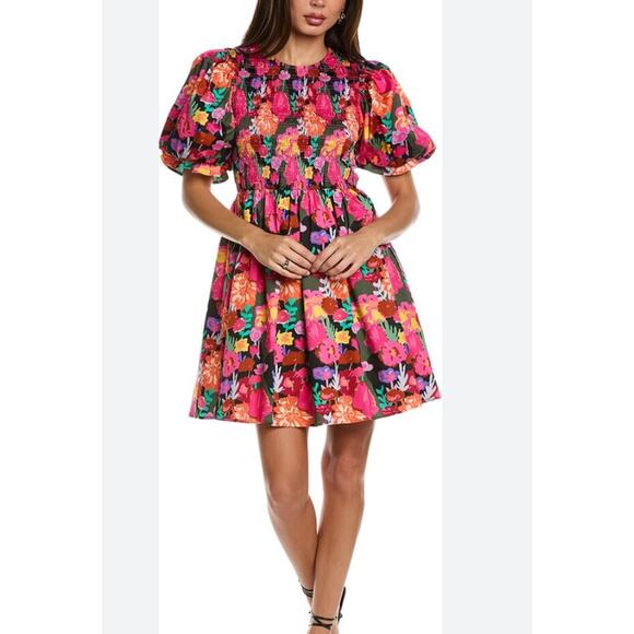 CROSBY by Mollie Burch Dresses & Skirts - S Crosby by Mollie Burch Floral Print Lizzie Puff Sleeve Dress